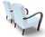 A Pair of 1930s Art Deco “Swan Song” Armchairs in Ivory Bouclé For Sale - Image 9 of 17