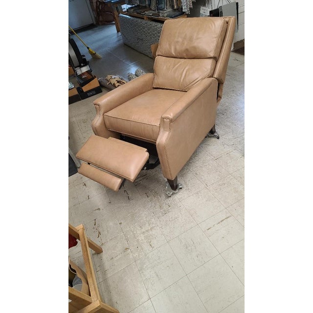 2020s Taylor King Leather Recliner For Sale - Image 5 of 12
