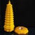 Chinese Vintage Yellow Glazed Porcelain Wenchang Pagoda Model For Sale - Image 3 of 9