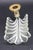 Brass Art Decò Wall Light Trasparent Murano Glass Leave by Barovier E Toso, 1950s For Sale - Image 8 of 13