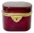19th Century French Ruby Red Glass Box With Gilt Bronze Mounts For Sale