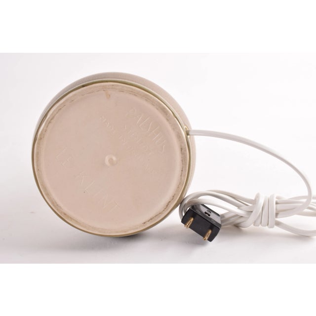 Mid-Century Modern Danish Table Lamp with Lampshade from Le Klint, 1960s For Sale - Image 12 of 13