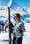 Zermatt Skier by Toni Frissell A skier prepares for her descent down a mountain in Zermatt, Switzerland, 1956. (Toni...
