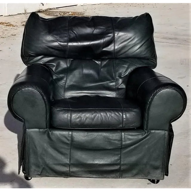 Leathercraft Easeback Recliner Club Lounge Chair For Sale In Miami - Image 6 of 7