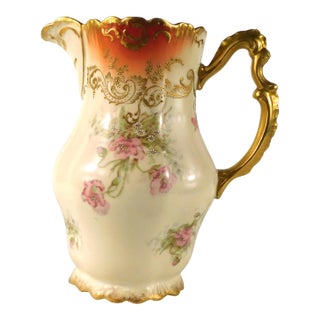 Late 18th Century Coiffe Et Cie and Lazeyras Rosenfel Lehman Limoges Chocolate Pot With No Lid For Sale