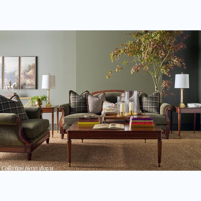 Regency Style Rectangular Cocktail Table For Sale - Image 4 of 5