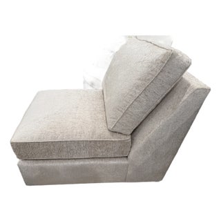 Armless Slipper Chair For Sale