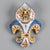 19th Century 19th Century French Faience Fleur De Lis Wall Pocket For Sale - Image 5 of 13