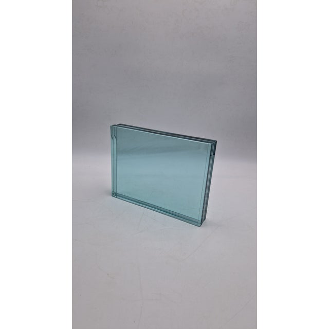 Photo Frame in Thick Cut Glass by Fontana Arte, 1960s, in Very Good conditions. Designed 1960 to 1969 I have official...