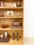 Wood Vintage Antique Style Handmade Pine 7-Shelf Bookcase Rustic Boho For Sale - Image 7 of 10