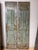 Blue Antique Indian Carved Wood Doors With Brass Studs – Rustic Farmhouse Barn Doors 80x40 For Sale - Image 8 of 8