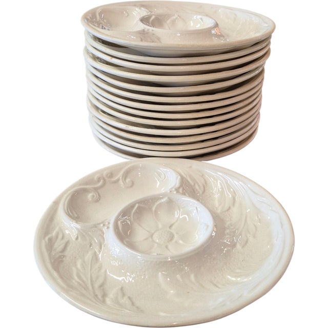 Mid-Century Modern 1960s French Majolica Artichoke Plate For Sale - Image 3 of 4