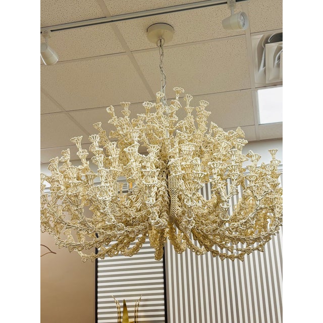 The Seychelles Coco Chandelier by Palacek is an exquisitely arranged lighting fixture that will bring a touch of tropical-...