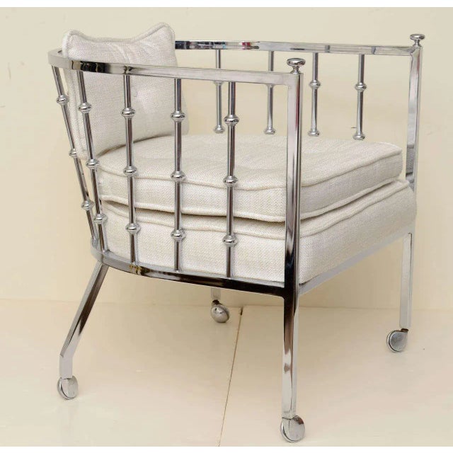 Milo Baughman Vintage Sculptural James Peade for Drexel Abacus Side Chair, 1960's For Sale - Image 4 of 11