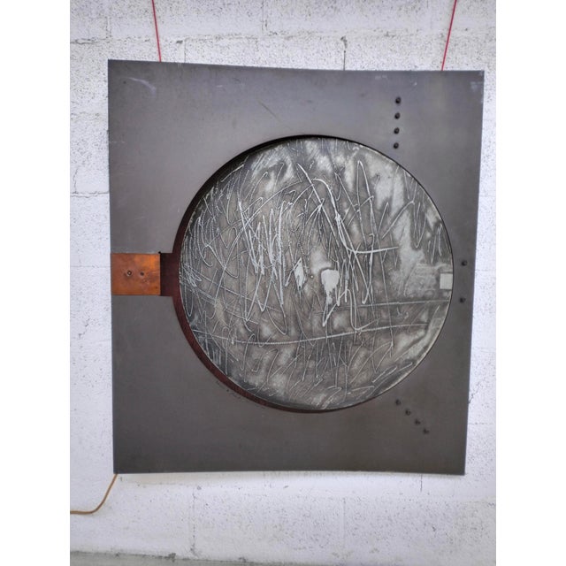 Illuminated Wall Panel by Nerone and Patuzzi / Gruppo NP2, 1971 For Sale - Image 4 of 11