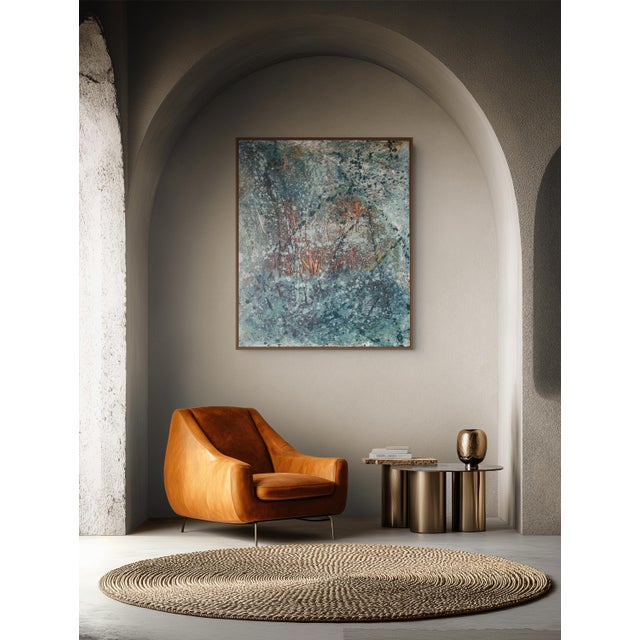 2020s Contemporary Abstract Oil on Canvas "Turgor Pressure 2" by Reiner Heidorn For Sale - Image 5 of 6