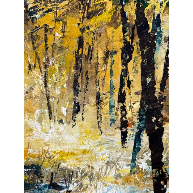 Jack Laycox, "Indian Summer" Oil Painting on Panel For Sale - Image 4 of 6