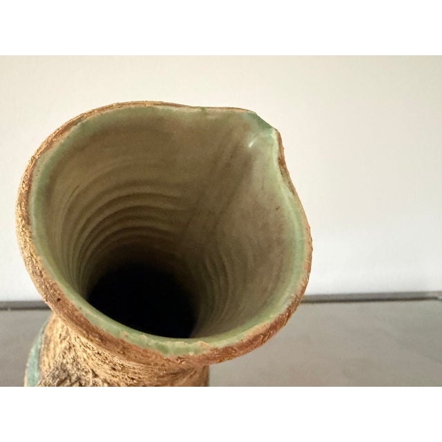 Brutalist Ceramic Vase from Terraform Studiokeramik Göllner, 1960s For Sale - Image 17 of 18