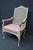 French French Louis XVI Revival Painted Cane-Back Armchair, Late 19th Century For Sale - Image 3 of 13