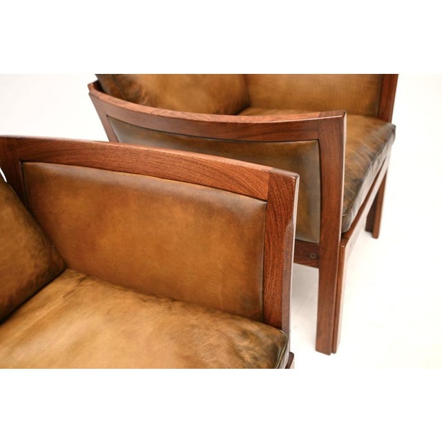 Vintage Danish Armchairs by Illum Wikkelso from CFC Silkeborg, 1960, Set of 2 For Sale - Image 10 of 14