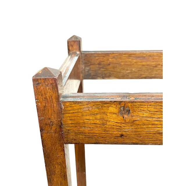 Early 20th Century Antique Mission Style Oak Stick Umbrella Stand Arts and Crafts Style For Sale - Image 6 of 12