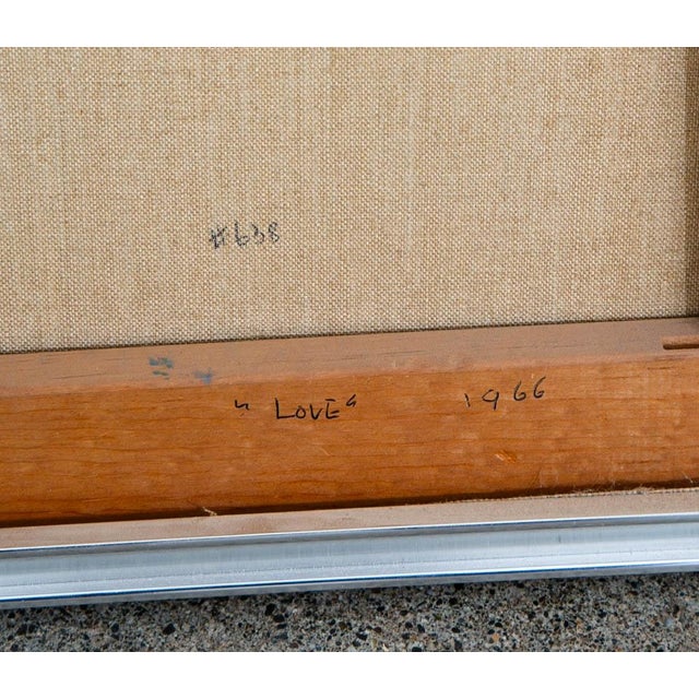 Mid Century Modern Oil Painting George Constant Art Abstract Original Signed '66 For Sale - Image 4 of 12