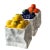 Vintage Ceramic Fruit "White Paper Bag" Containers, Set of Three - Lemons, Grapes & Oranges For Sale - Image 13 of 13