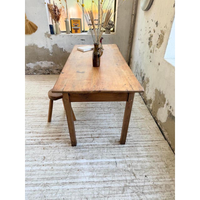 Cherry Farmhouse Table, 1950s For Sale - Image 11 of 18