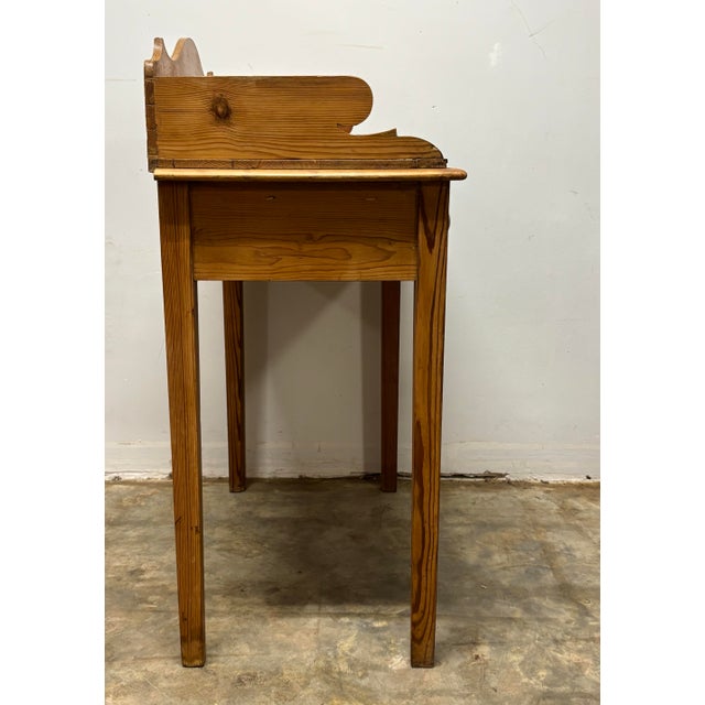 Brown Antique English Pine Washstand For Sale - Image 8 of 8