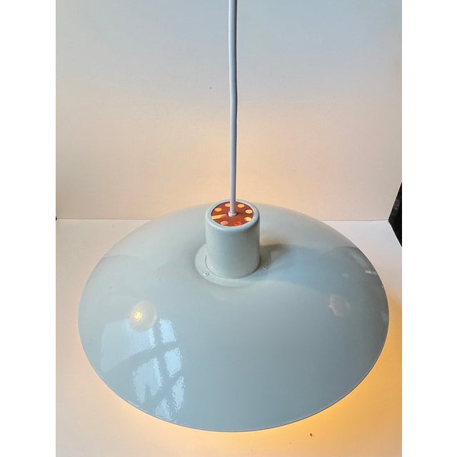 Mid-Century Modern Vintage Cream White PH4 / 3 Pendant Lamp by Poul Henningsen for Louis Poulsen For Sale - Image 3 of 9