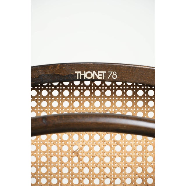 Vintage Long John Webbing Dining Chairs from Thonet, Set of 6 For Sale - Image 17 of 18