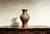 Art Deco Chinese Ceramic Vase,Brown Glaze Porcelain Vase Hand Carved Cock Pattern For Sale - Image 3 of 11