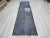Turkish Vintage Turkish Blue Overdyed Runner Rug - 2′11″ × 12′ For Sale - Image 3 of 6
