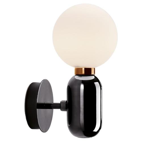 Glass Aballs A Black Ceramic Wall Lamp by Jaime Hayon for Parachilna, 2010s For Sale - Image 7 of 7