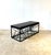 Contemporary The Linea Bench Sculptural Steel & Leather by Hardware Goods & Co. For Sale - Image 3 of 4