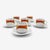 Brown Bavaria Orange Graphic Coffee Cups from Schirnding, 1970s, Set of 6 For Sale - Image 8 of 8