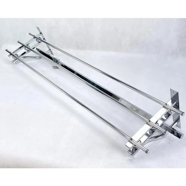 Art Deco Coat Rack in Chrome, 1930s For Sale - Image 4 of 6