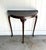 Antique Queen Anne Mahogany Demilune Table For Sale - Image 4 of 4