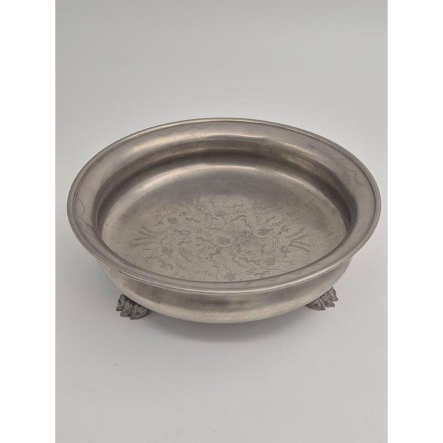 Swedish Grace Pewter Bowl attributed to Anna Petrus for Firma Svenskt Tenn, 1928 For Sale - Image 6 of 12