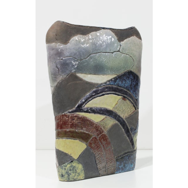 Brown Patricia Degener (1924 - 2008) Ceramic Vessel For Sale - Image 8 of 9