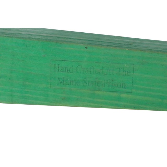 Vintage Stylized Pinewood Derby Drag Race Model Car Made in Maine State Prison For Sale - Image 14 of 14