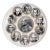 Piero Fornasetti Nobel Prize Porcelain Plate, 1974 For Sale