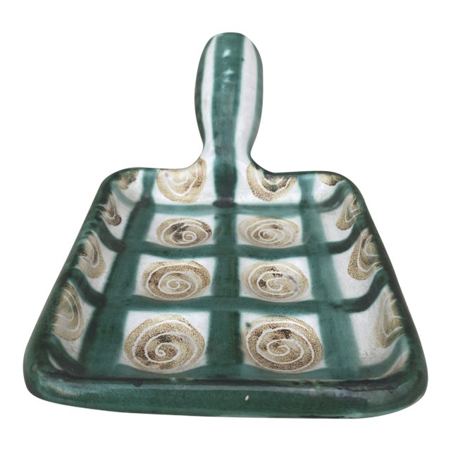 Mid-Century Rectangular Dish Robert Picault Vallauris For Sale