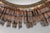 Metal Mid-Century Modern Brutalist Eyelash Copper Mirror by Curtis Jere, Signe For Sale - Image 7 of 14