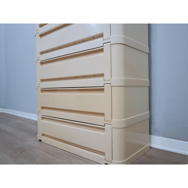 Model 4963 Modular Storage System by Olaf von Bohr for Kartell, 1970s, Set of 7 For Sale - Image 11 of 15