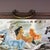 Large Vintage Chinese Porcelain Plaque in Wood Frame, "Eight Galloping Horses" Motif For Sale In New York - Image 6 of 6