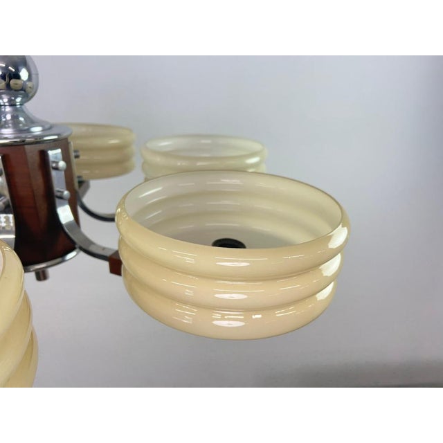 Large Art Deco Chandelier by Adolf Loos, 1930s For Sale - Image 6 of 11