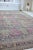 Persian Antique Persian Kermanshah Charcoal, Magenta & Denim Blue Garden Inspired Design Rug, 11.4 x 17.7 For Sale - Image 3 of 11