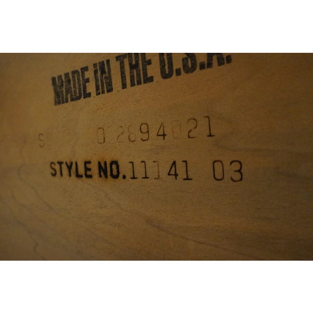 Altavista Lane German Inspired Biedermeier Style Tiger Maple 38" Round Accent Coffee Table 11141-03 For Sale - Image 11 of 11