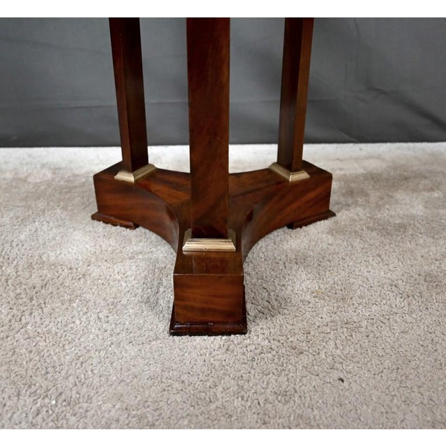 Early 19th Century Directoire Mahogany Side Table For Sale - Image 9 of 12